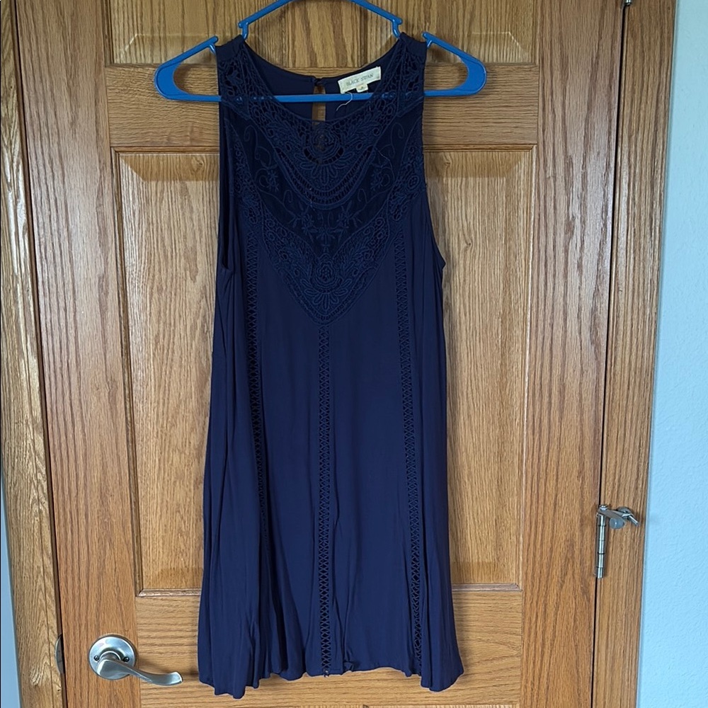 Navy Sleeveless Dress Size Small